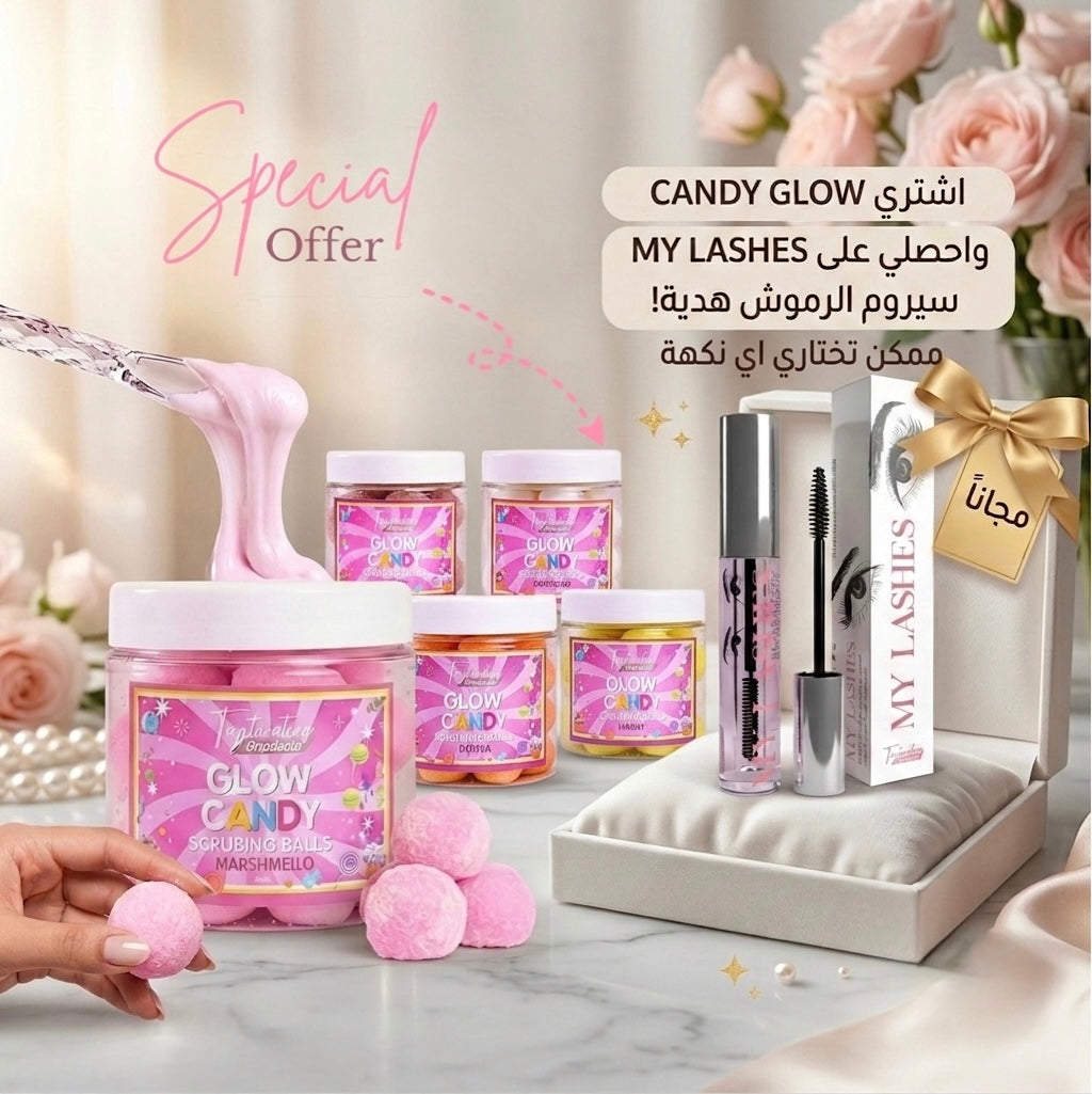 Candy glow au choix acheter = My lashes offert